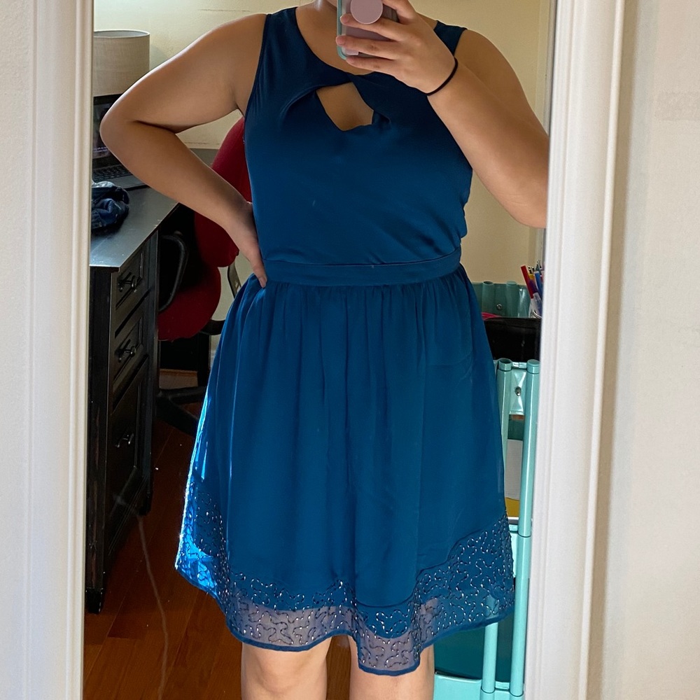 Navy Blue Dress